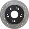 Centric Parts Sport Drilled/Slotted Brake Rotor, 127.40040R 127.40040R - alternate 1
